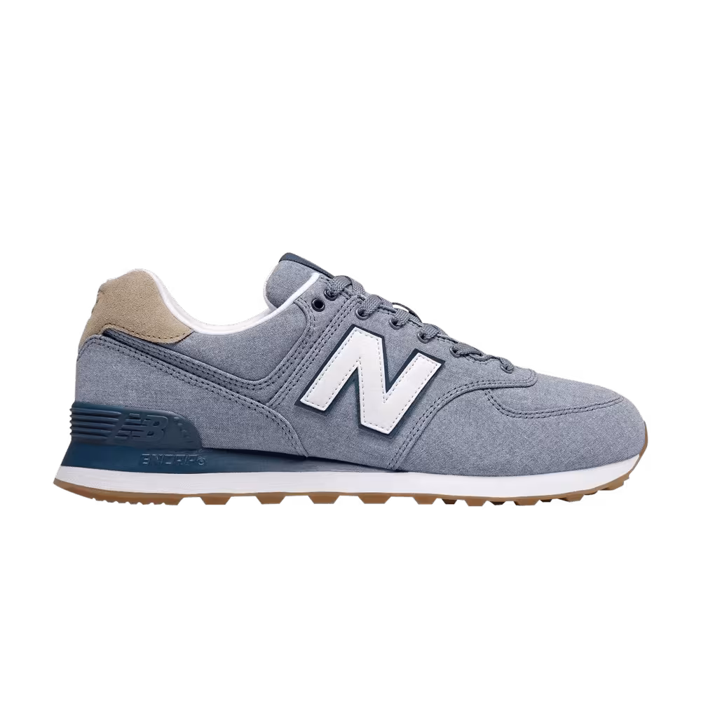 New Balance 574 Chambray Gum