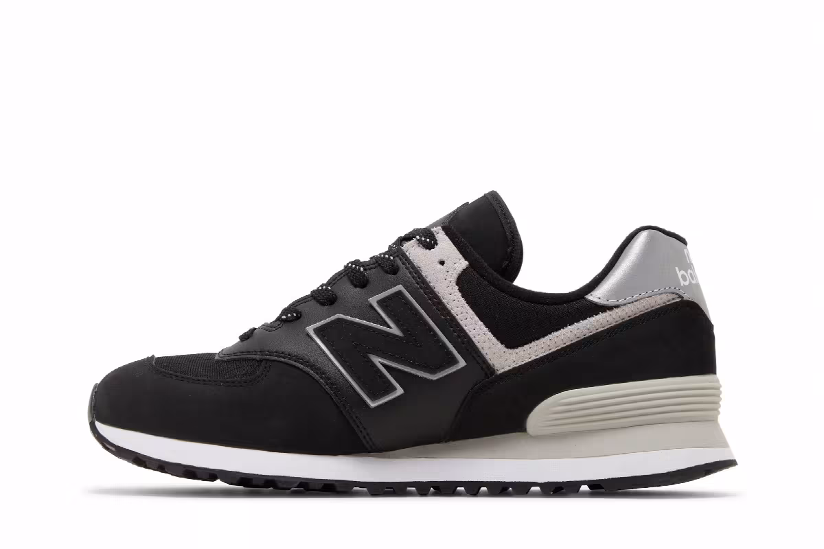 New Balance 574 Black, view 4