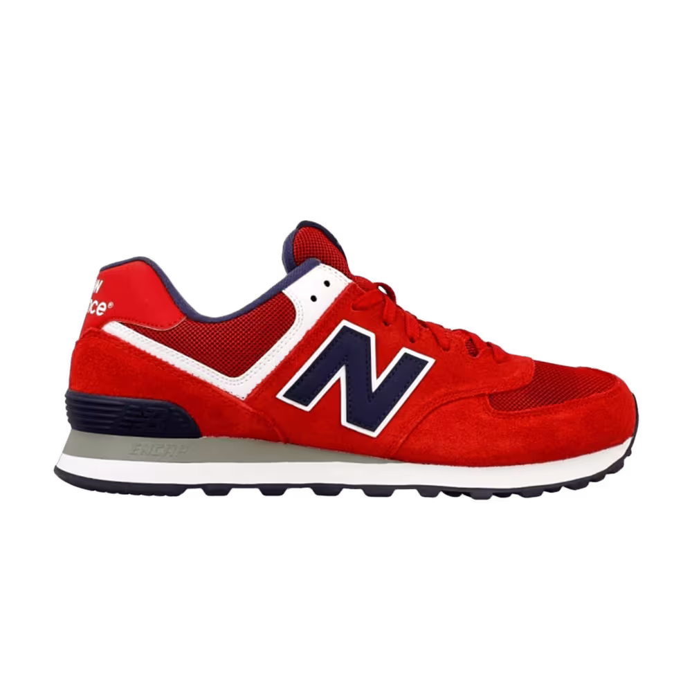 New Balance 574 Red Navy