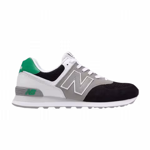 New Balance 574 'White Black Green'