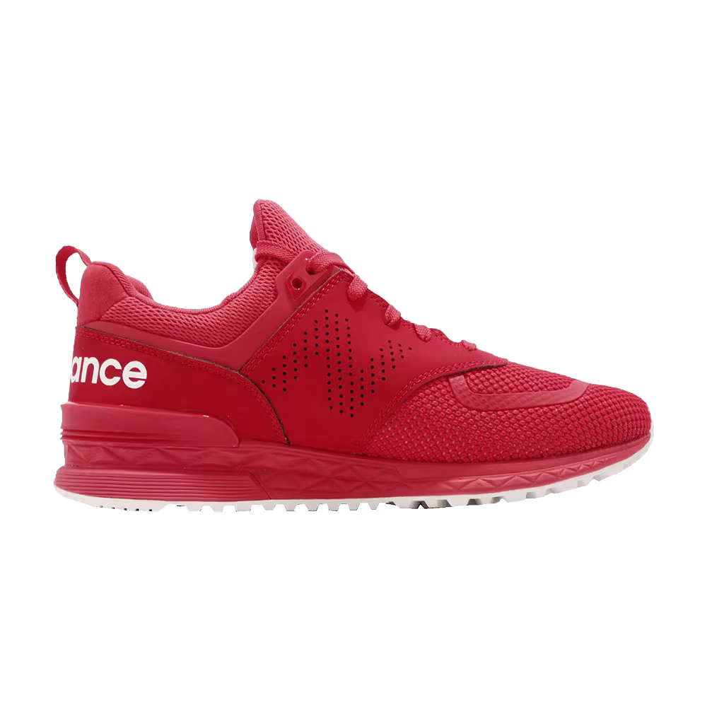 New Balance 574 Red White