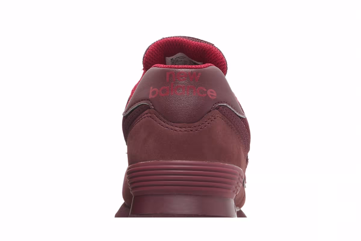 New Balance Women's 574 Burgundy, view 8