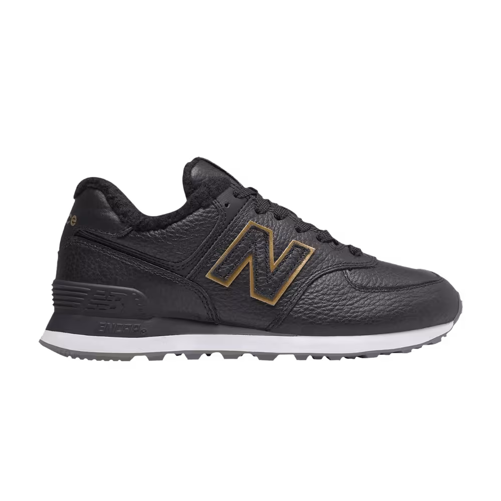 New Balance Women's 574 Black Gold