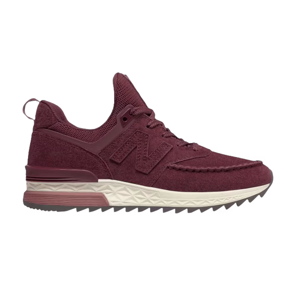 New Balance Women's 574 Sport Burgundy