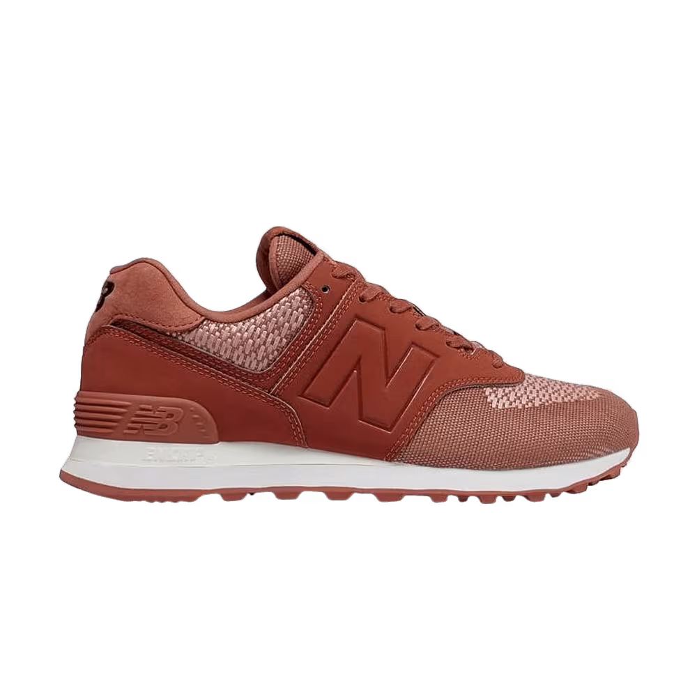 New Balance Women's 574 Peach Brown