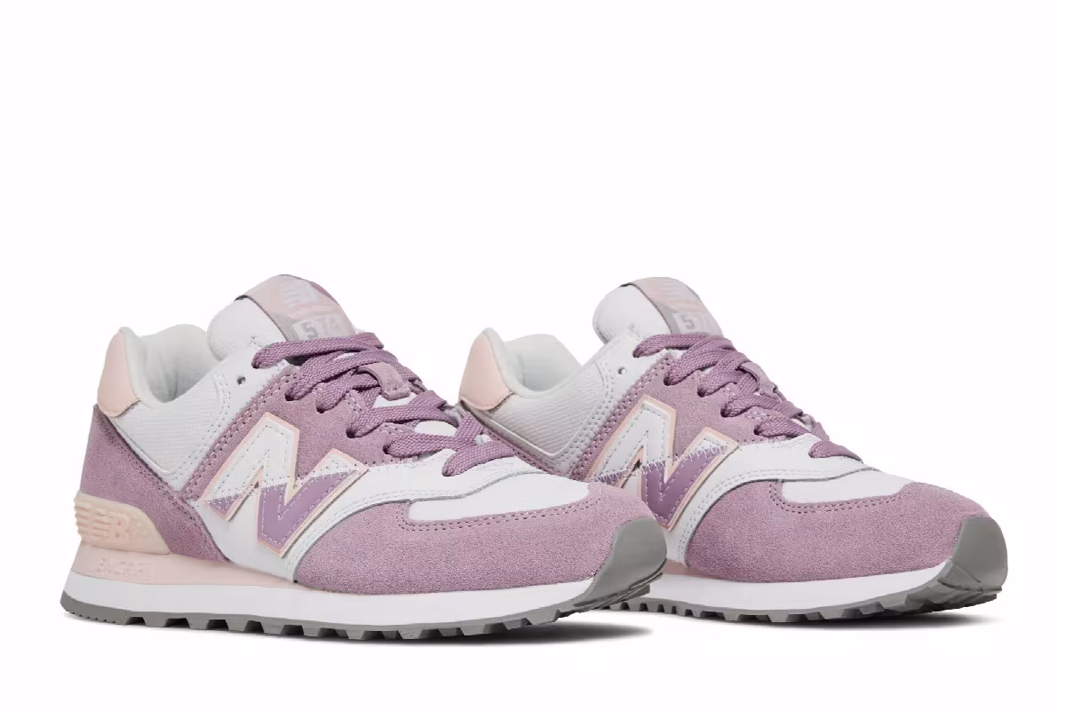 New Balance Women's 574 Split Sail - Pink, view 9