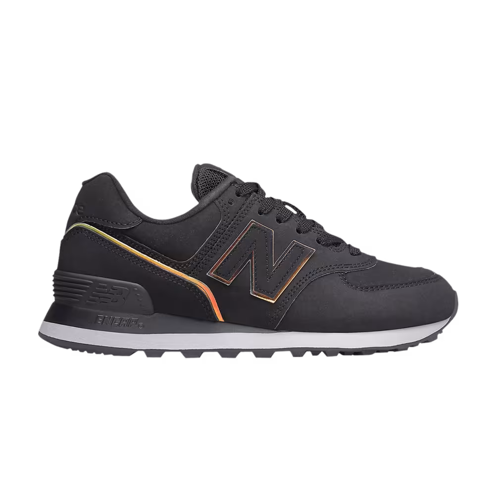 New Balance Women's 574 Black Iridescent