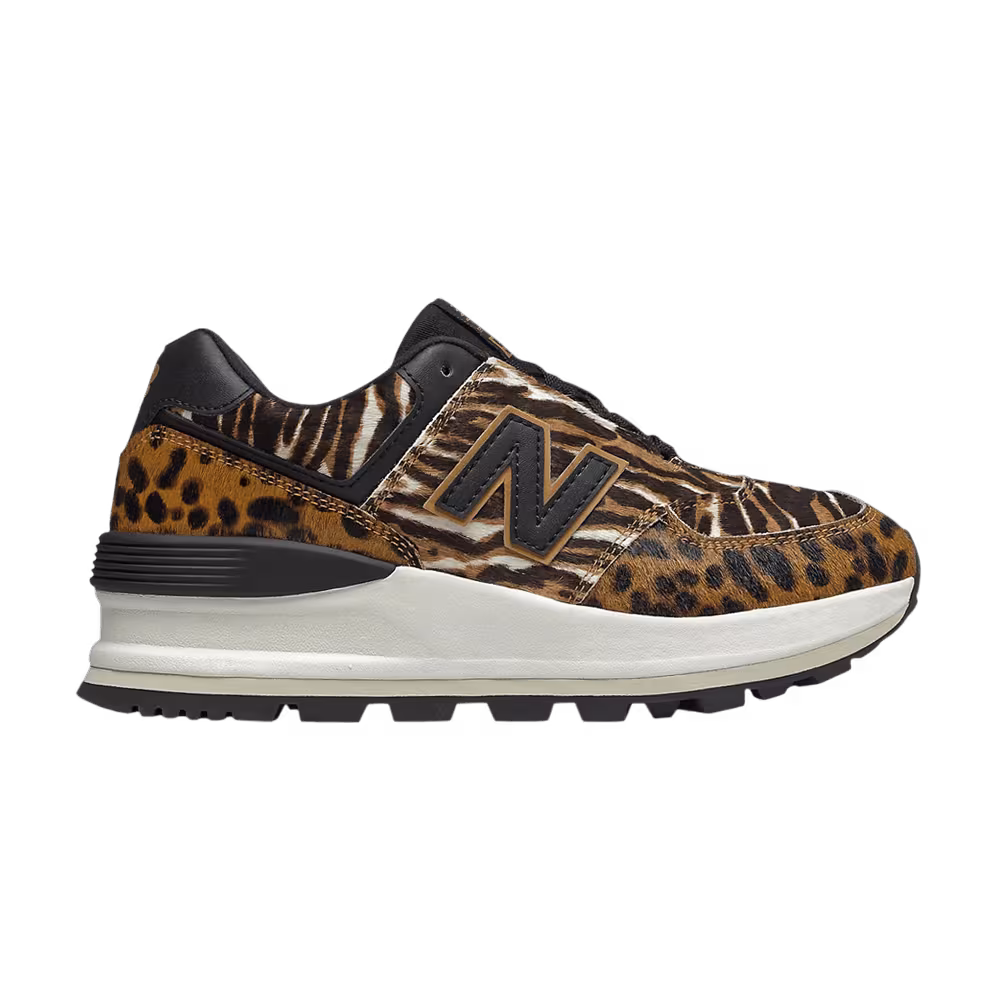 New Balance Women's 574 Platform Animal Print