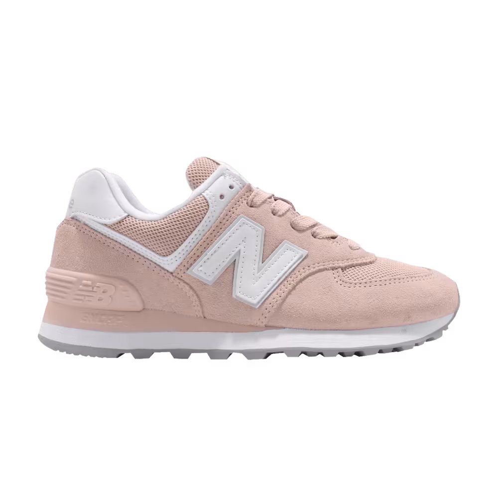 New Balance Women's 574 Pink White