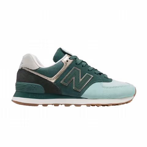 New Balance Wmns 574 Metallic Patch 'Agave'