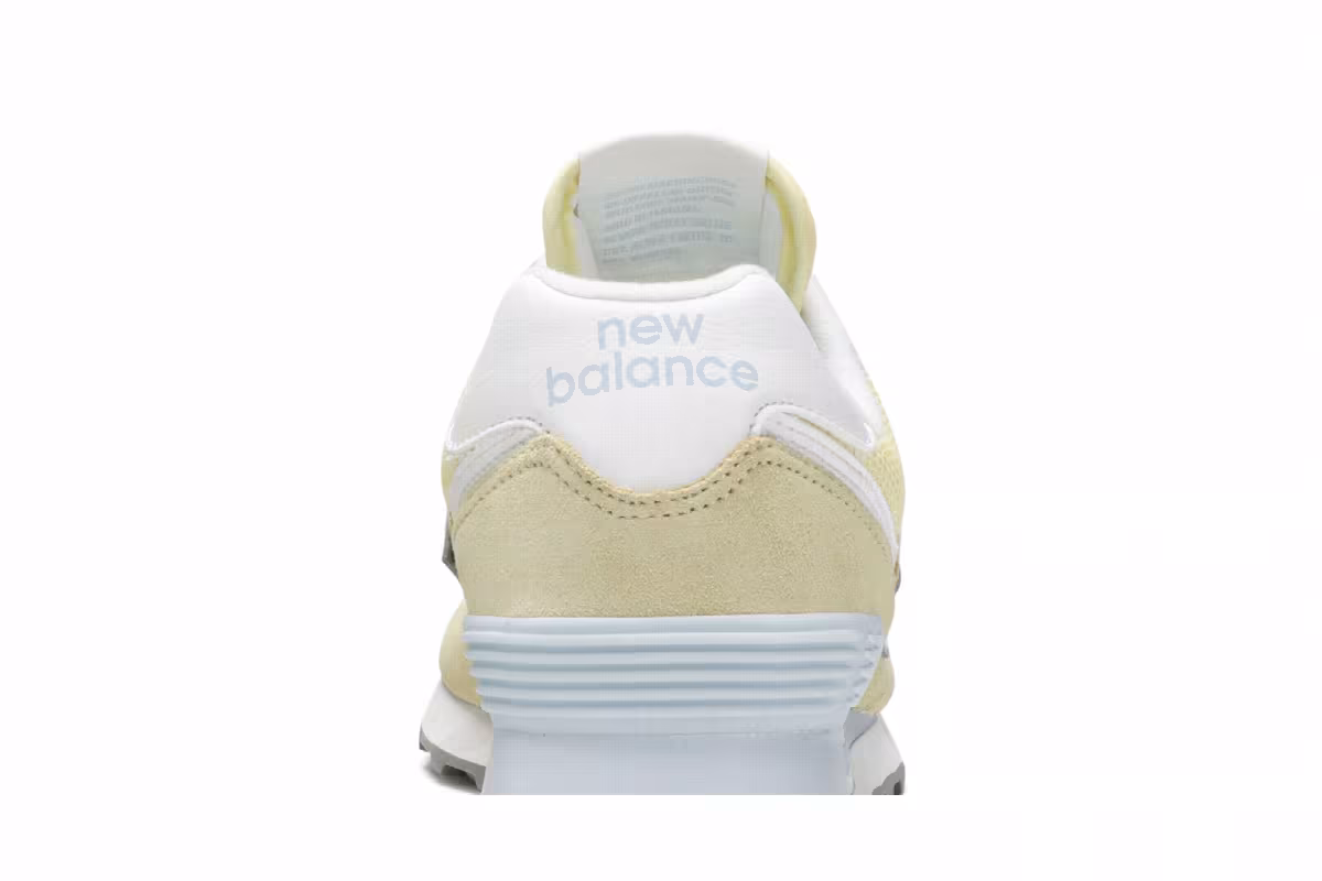 New Balance Women's 574 B Yellow Blue, view 8