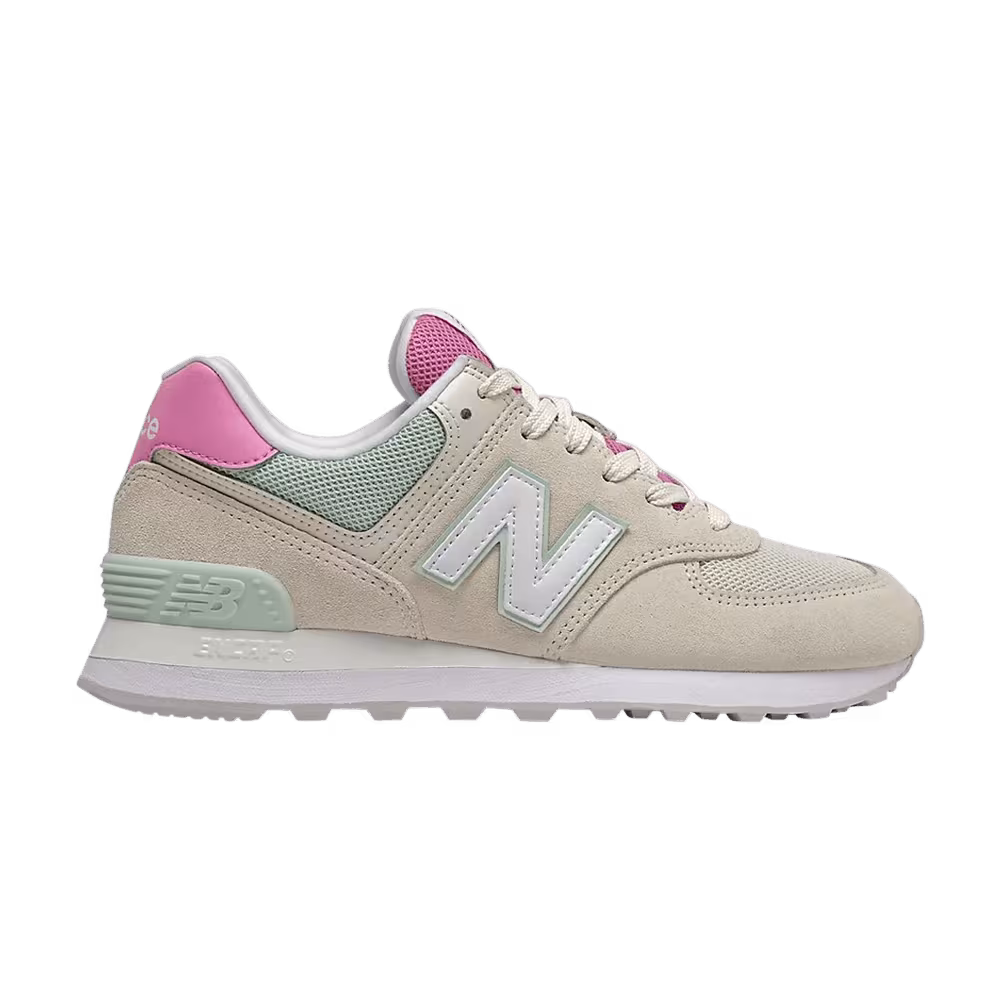 New Balance Women's 574 Dove Candy Pink