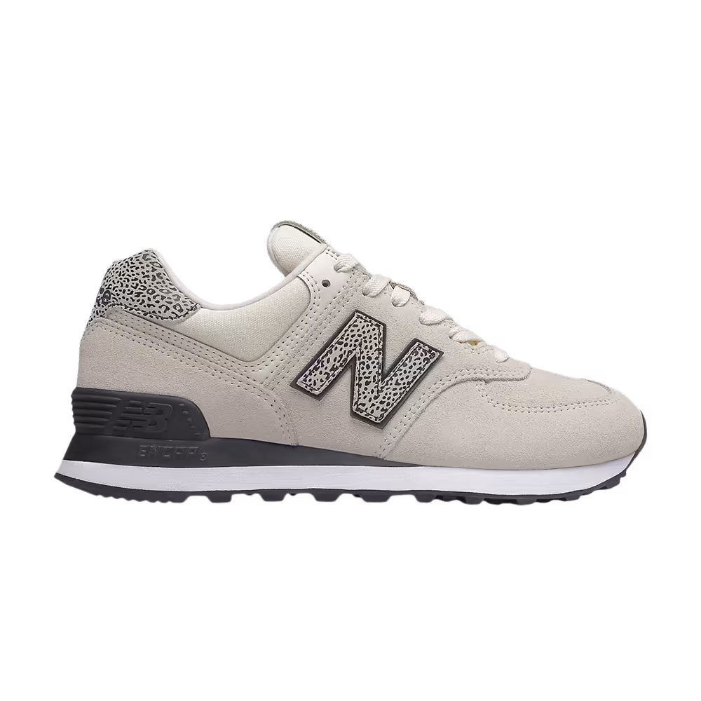 New Balance Women's 574 Cheetah Print - Angora