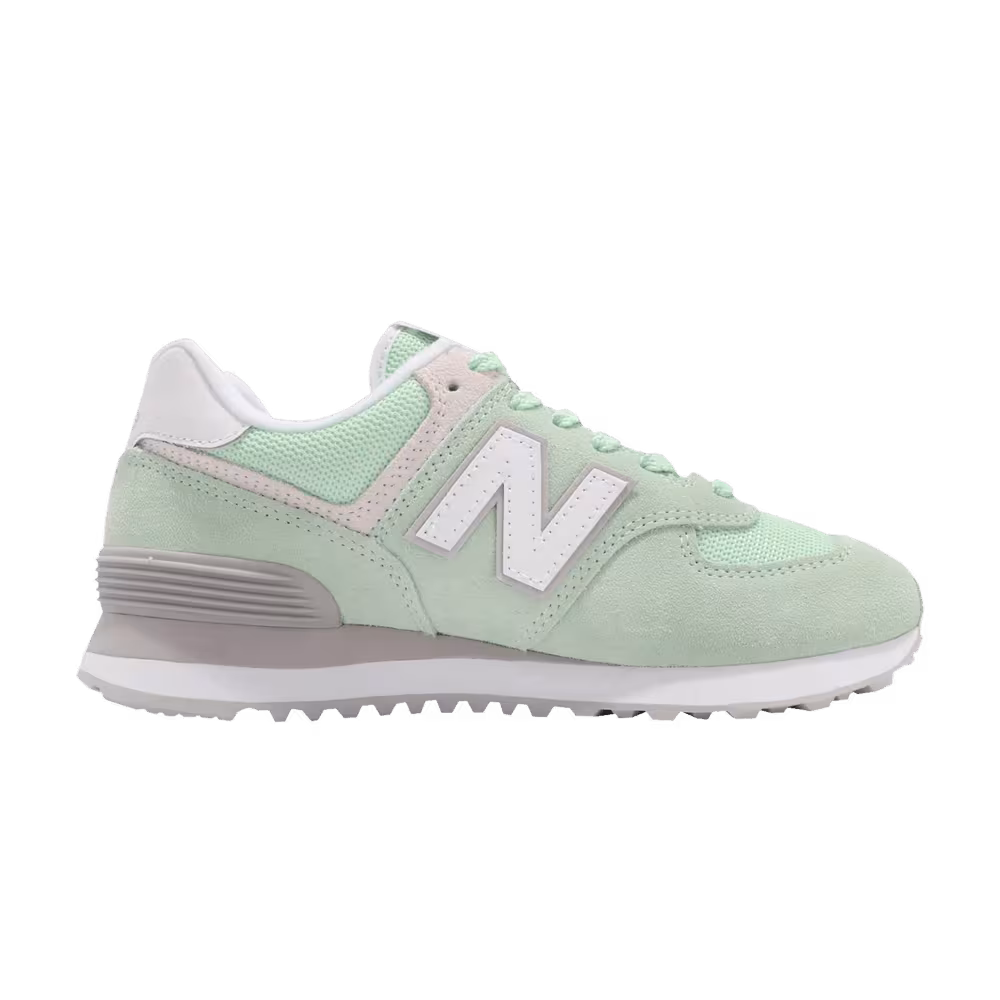 New Balance Women's 574 Green White