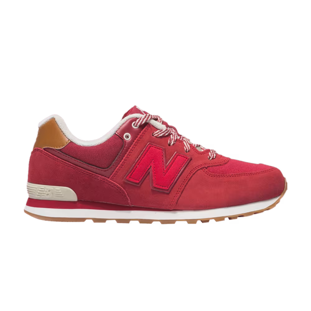 New Balance 574 Big Kid Wide Collegiate