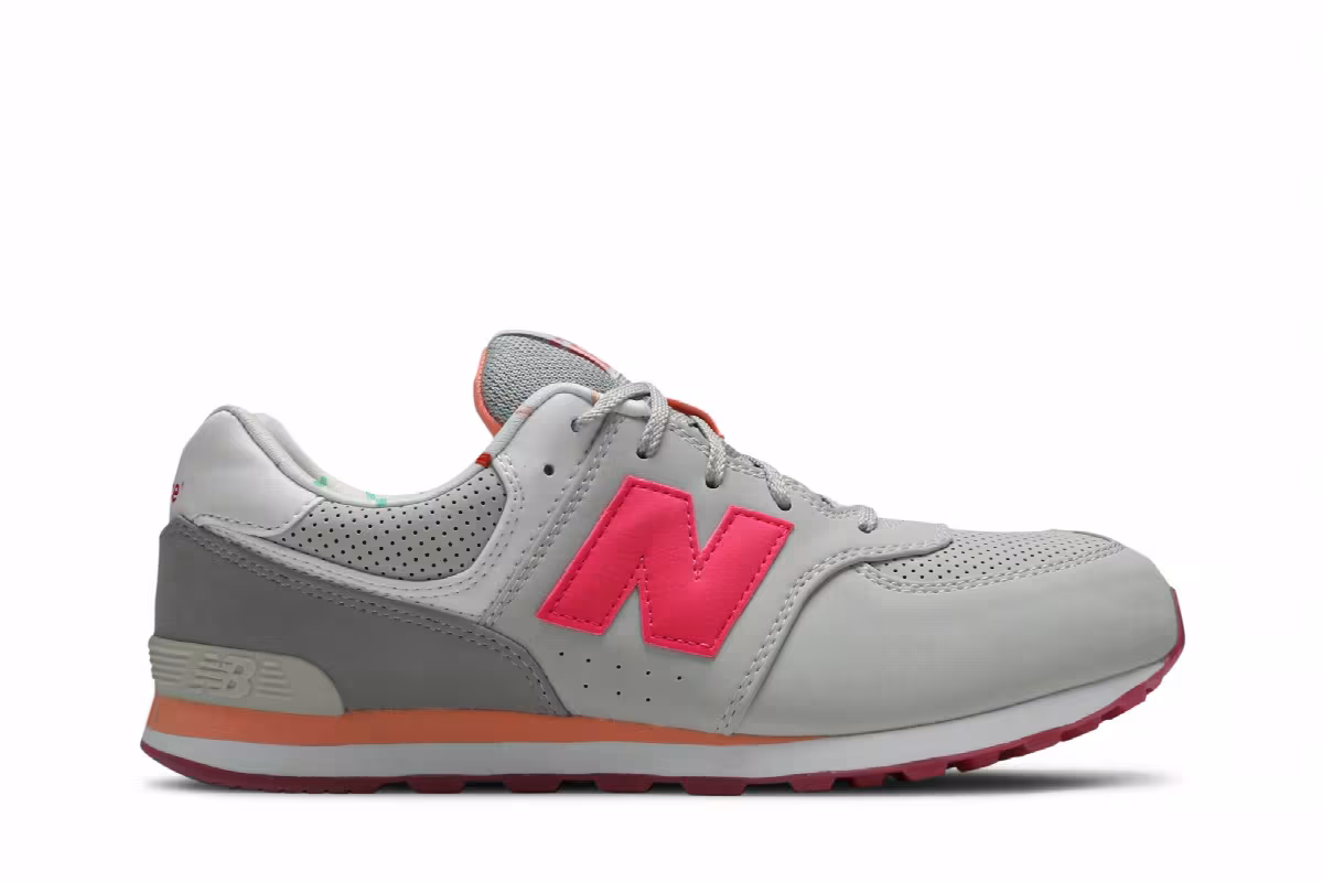 New Balance 574 Kids State Fair - Light Grey P, view 2