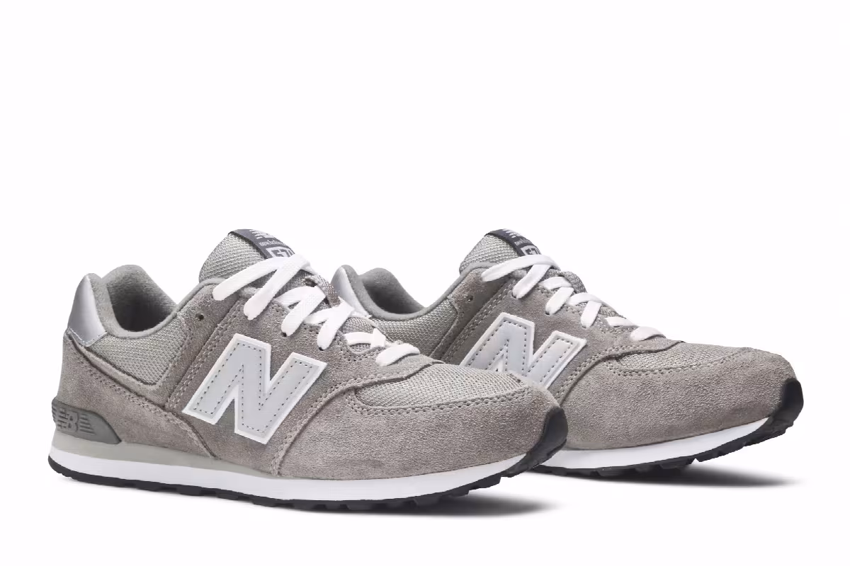 New Balance 574 Kids Grey, view 9