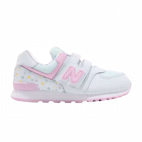 New Balance 574 Kids Wide 'Green Pink'