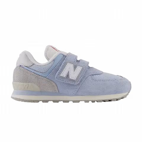 New Balance 574 Hook & Loop Little Kid Wide 'Light Chrome Blue'