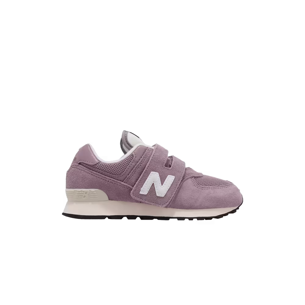 New Balance 574 New-B Hook & Loop Little Kid Wide Lilac Chalk