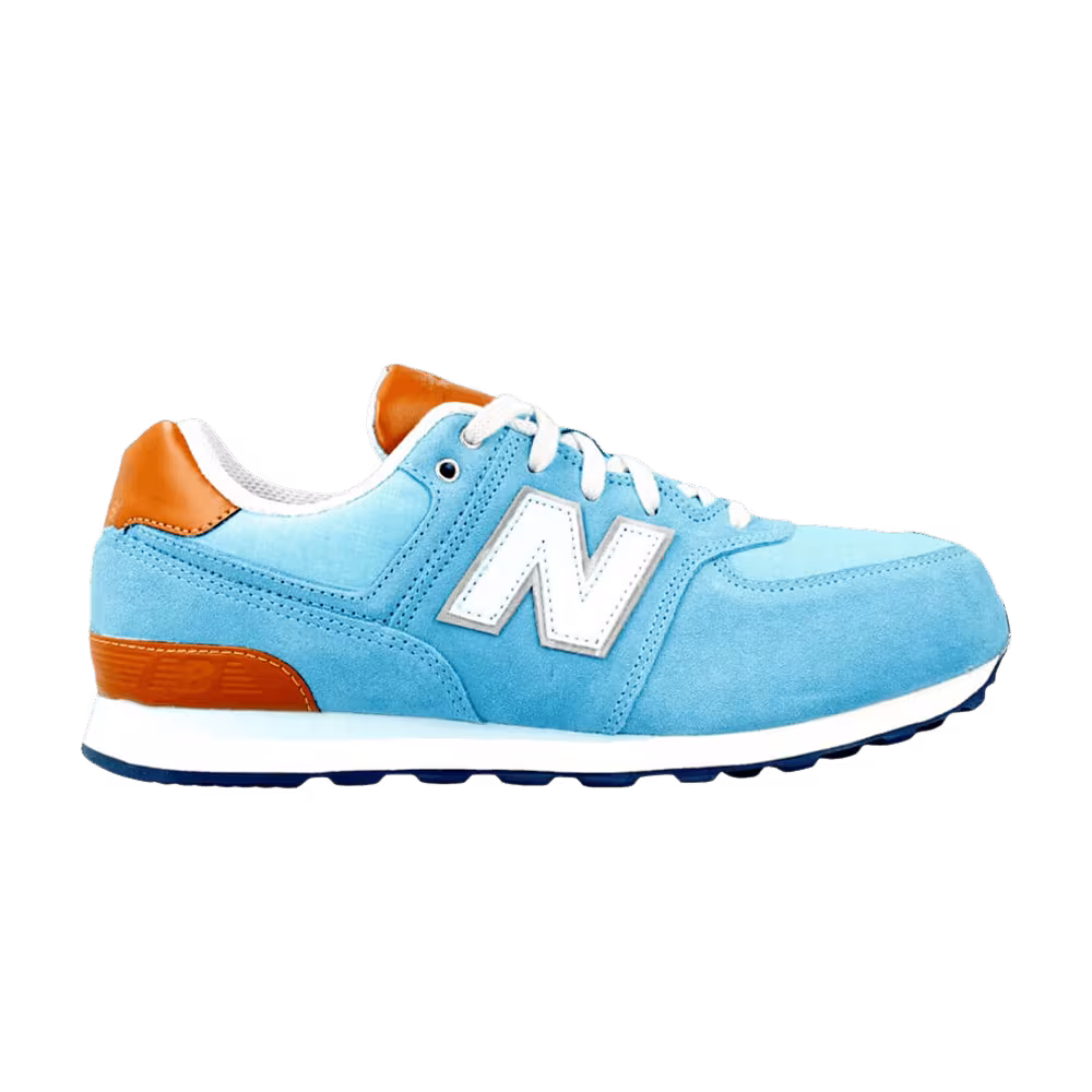 New Balance 574 Big Kid Wide Admiral Light Blue