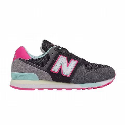 New Balance 574 Little Kid 'Black Pink Glow'