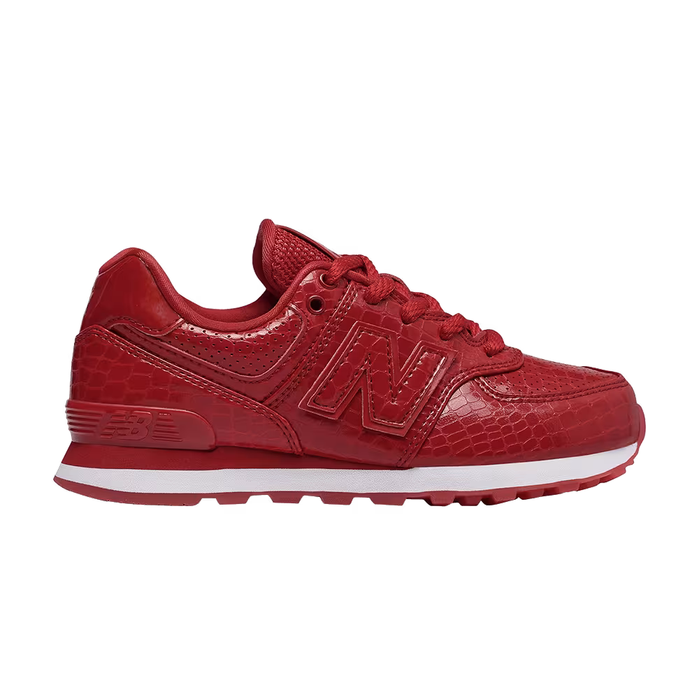 New Balance 574 Kids Red Croc