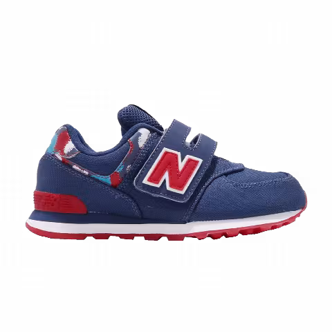 New Balance 574 Wide Little Kids 'Blue Red'