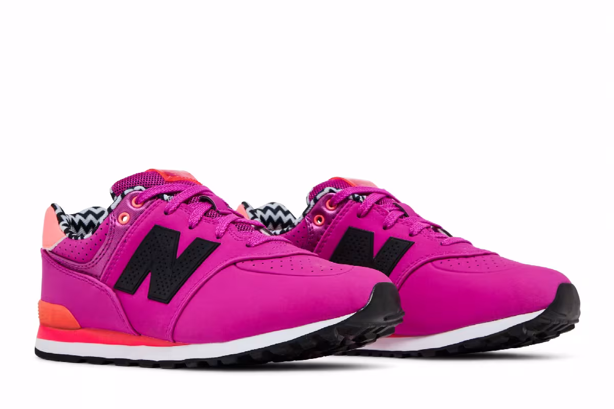 New Balance 574 Kids Paint Chip, view 9