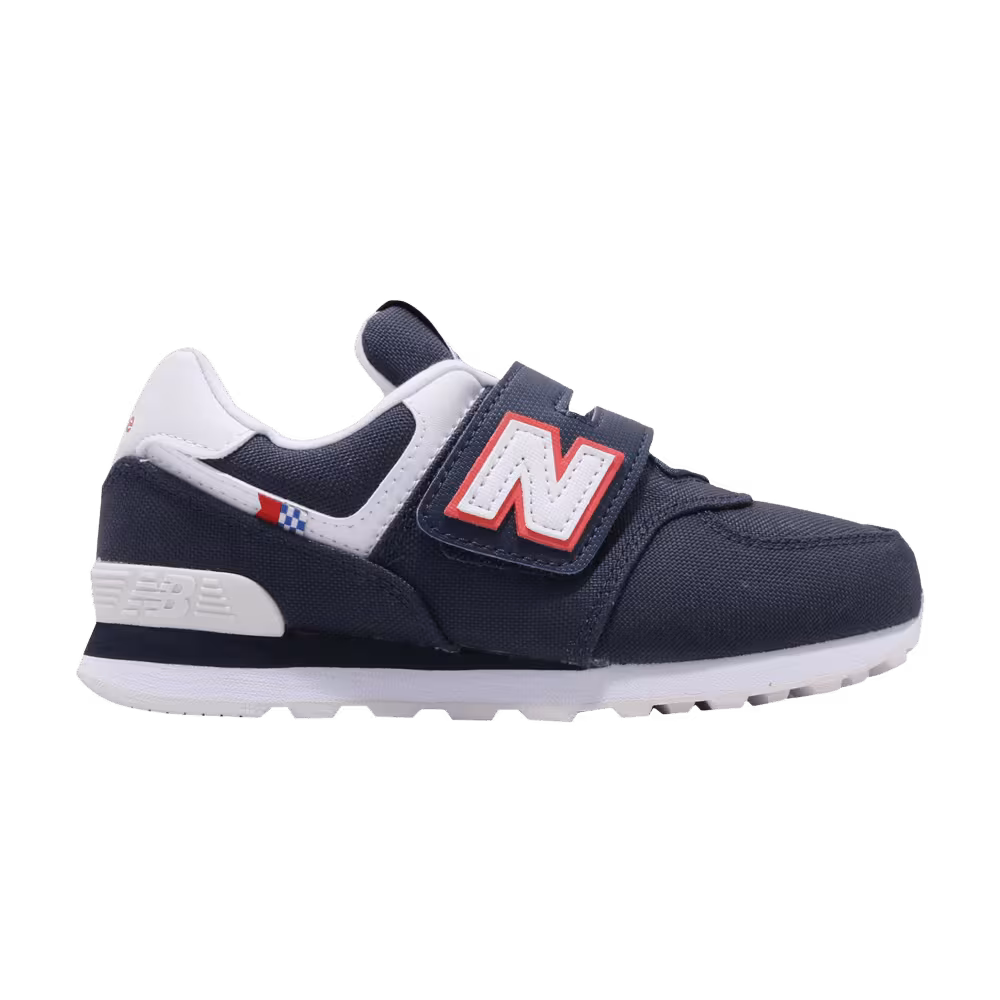 New Balance 574 Wide Kids Navy Shite