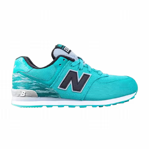 New Balance 574 Big Kid 'Teal Camo'