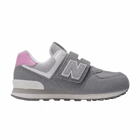 New Balance 574 Hook & Loop Little Kid Wide 'Slate Grey Raspberry'