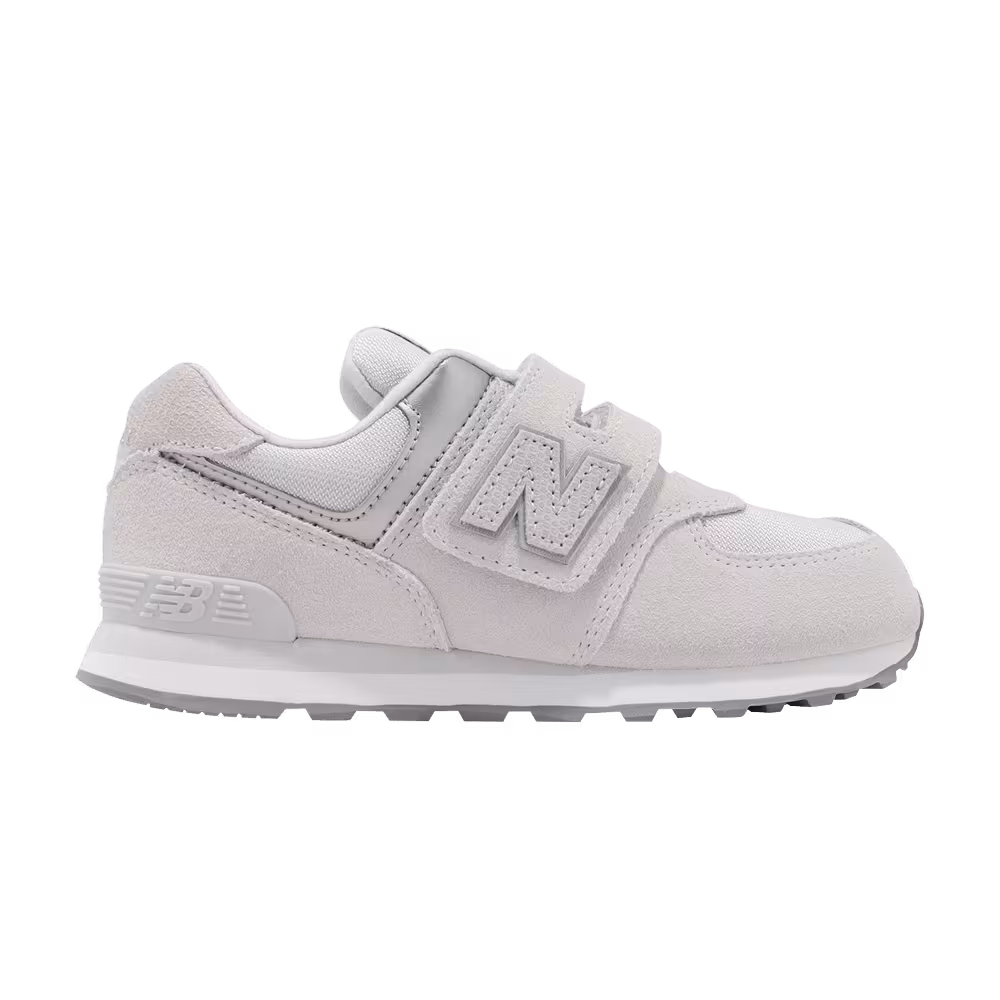 New Balance 574 Hook & Loop Little Kid Wide Summer Fog