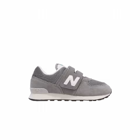 New Balance 574 New-B Hook & Loop Little Kid Wide 'Gunmetal'