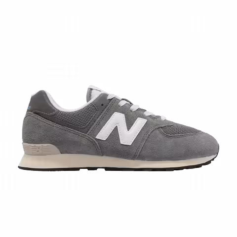 New Balance 574 Big Kid Wide 'Grey White'