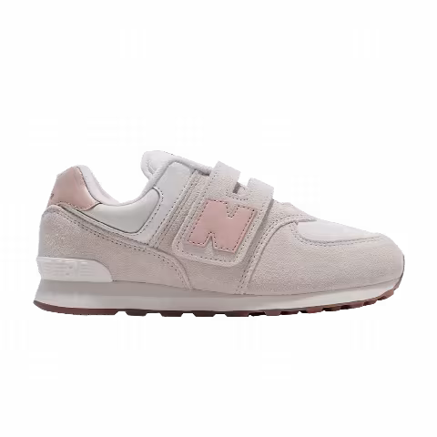 New Balance 574 Hook and Loop Little Kid Wide 'Moonbeam Pink Sand'