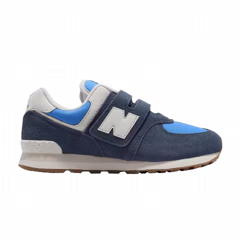 New Balance 574 Hook and Loop Little Kid Wide 'Vintage Indigo'