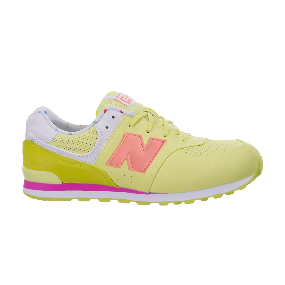 New Balance 574 Big Kid Wide State Fair - Yellow