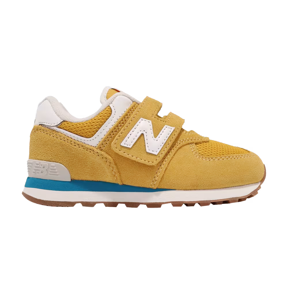 New Balance 574 Kids Wide Varsity Gold