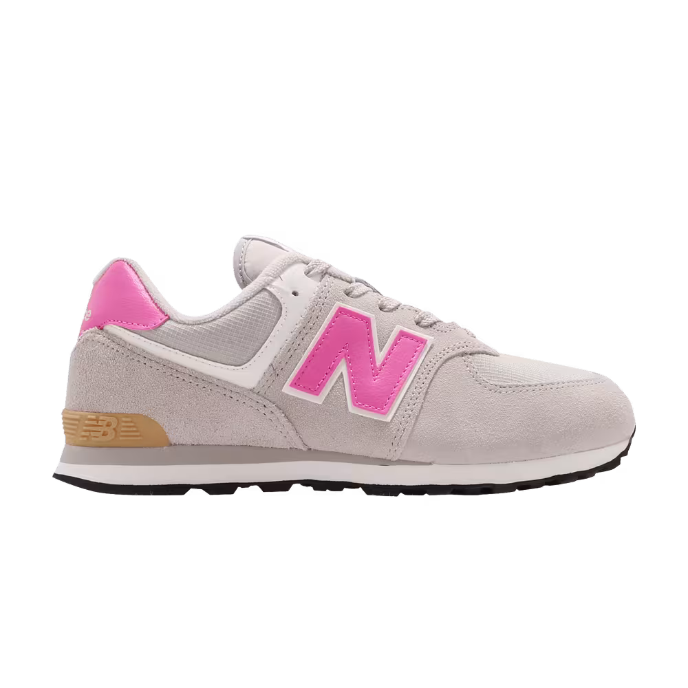 New Balance 574 Kids Wide Timberwolf Lollipop