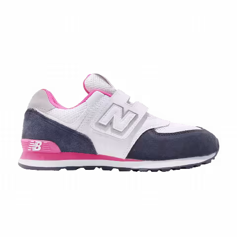New Balance 574 Kids Wide 'White Grey'