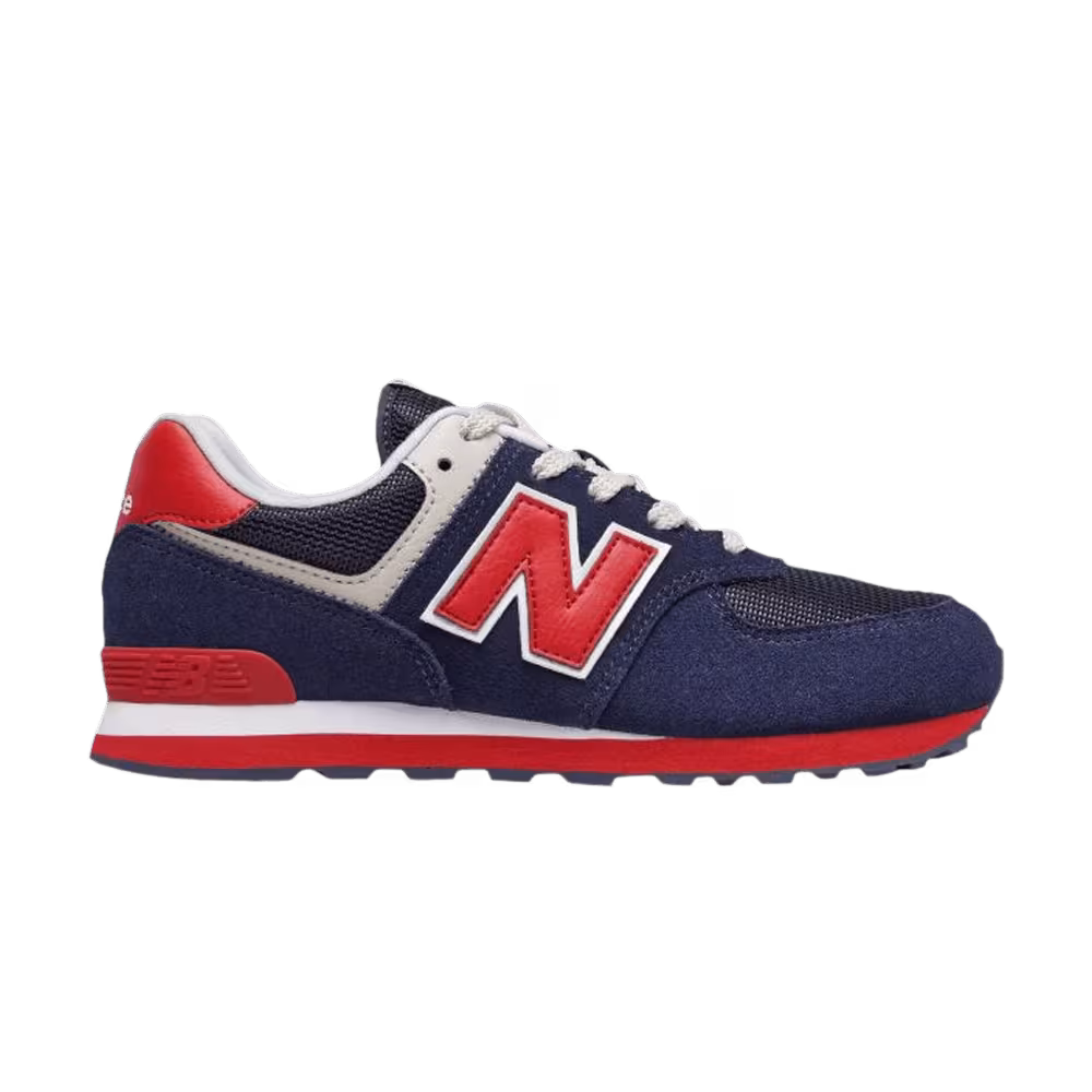 New Balance 574 Little Kid Navy Red