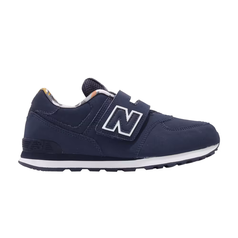 New Balance 574 Kids Wide Navy