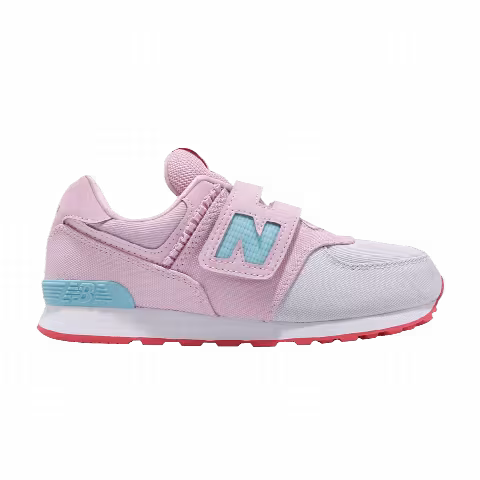 New Balance 574 Kids Wide 'Pink Grey Blue'