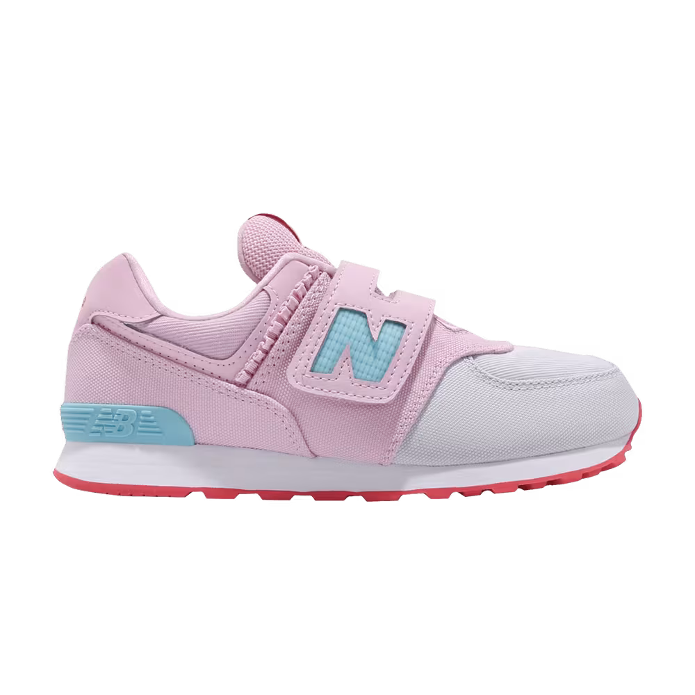 New Balance 574 Kids Wide Pink Grey Blue