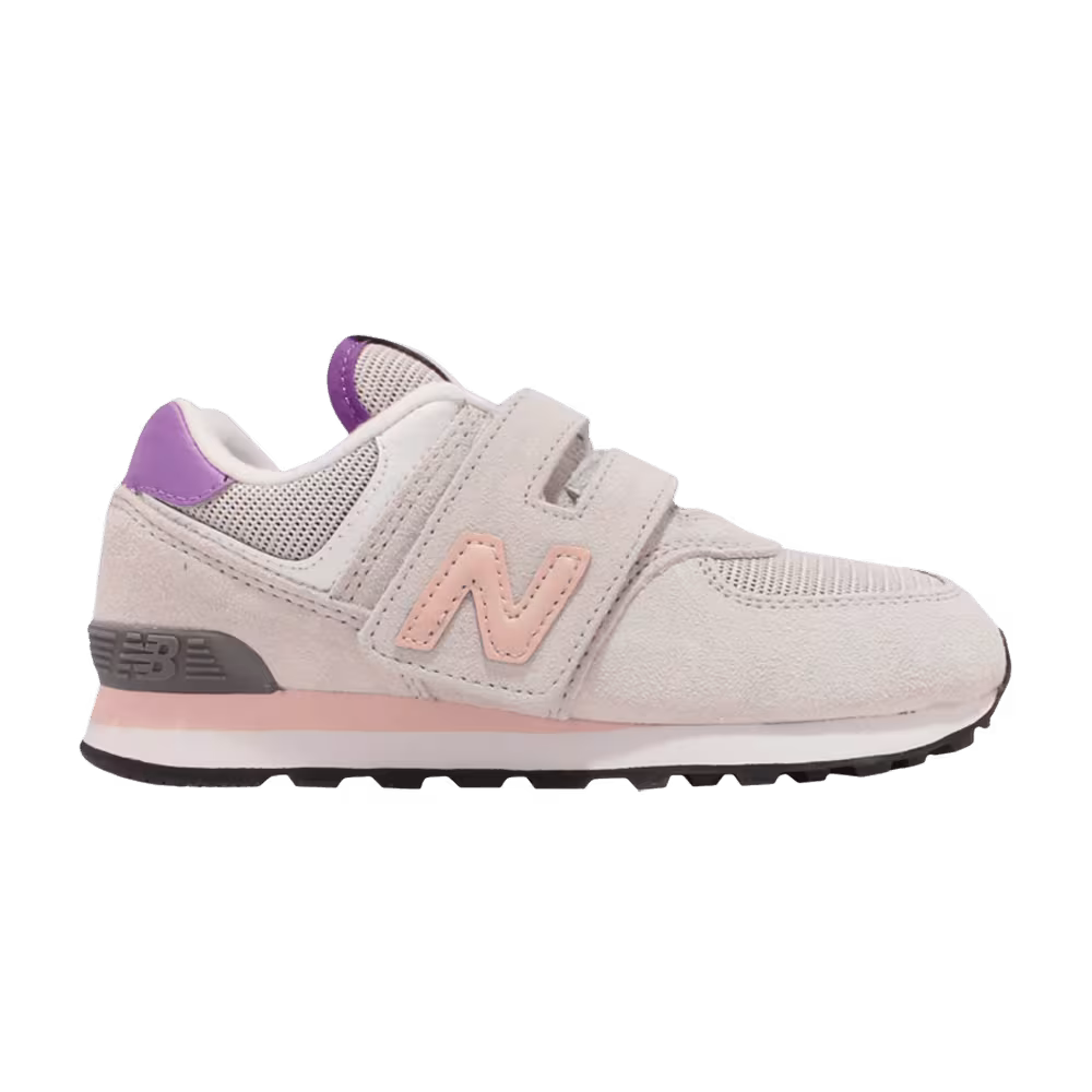 New Balance 574 Little Kid Wide Summer Fog Oyster Pink
