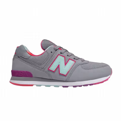 New Balance 574 Big Kid 'Steel Bali Blue'