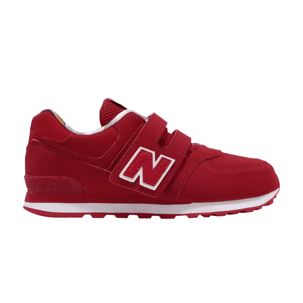 New Balance 574 Kids Wide Red
