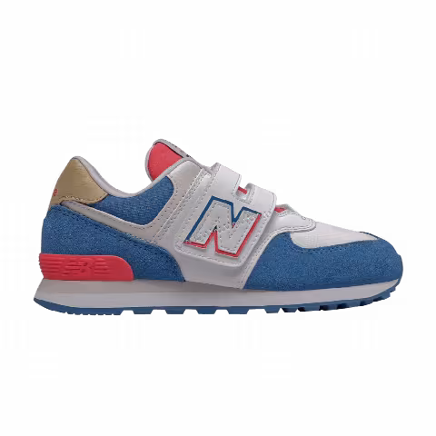 New Balance 574 Kids Wide 'White Blue Red'
