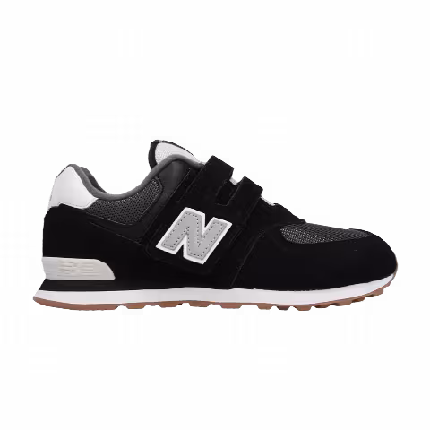New Balance 574 Kids Wide 'Black White'